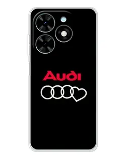 Чехол для TECNO Spark Go 2025 с картинкой «Логотип Audi Heart» Чехол для TECNO Spark Go 2025 с картинкой «Логотип Audi Heart»
