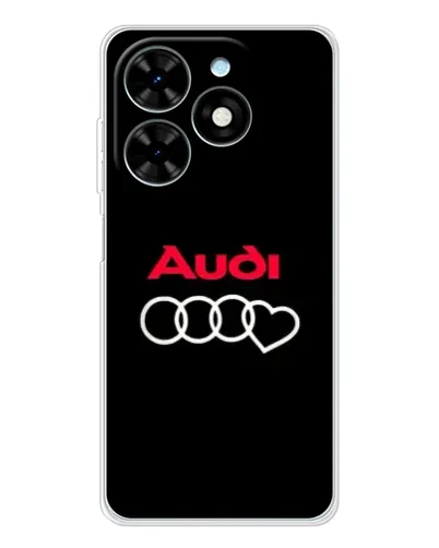 Чехол для TECNO Spark Go 2025 с картинкой «Логотип Audi Heart» Чехол для TECNO Spark Go 2025 с картинкой «Логотип Audi Heart»