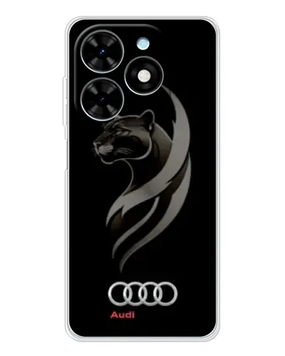 Чехол для TECNO Spark Go 2025 с картинкой «Графика — пантера и Audi» Чехол для TECNO Spark Go 2025 с картинкой «Графика — пантера и Audi»