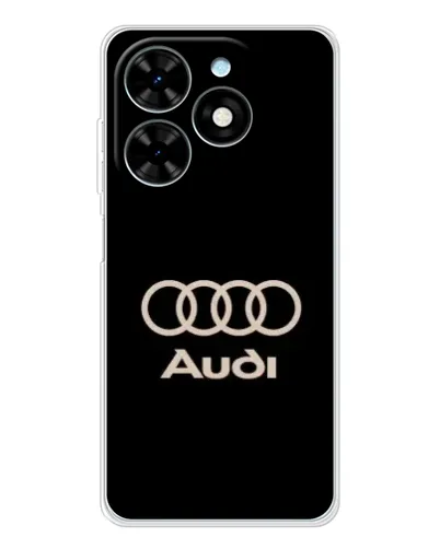 Чехол для TECNO Spark Go 2025 с картинкой «Audi — золотой логотип» Чехол для TECNO Spark Go 2025 с картинкой «Audi — золотой логотип»