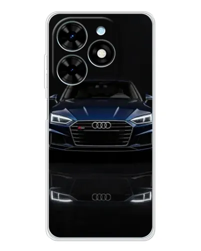 Чехол для TECNO Spark Go 2025 с картинкой «Audi — ночное отражение» Чехол для TECNO Spark Go 2025 с картинкой «Audi — ночное отражение»