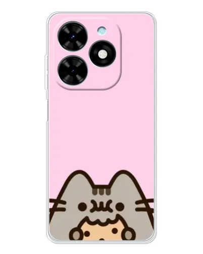 Чехол для TECNO Spark Go 2025 с картинкой «Pusheen и печенье» Чехол для TECNO Spark Go 2025 с картинкой «Pusheen и печенье»
