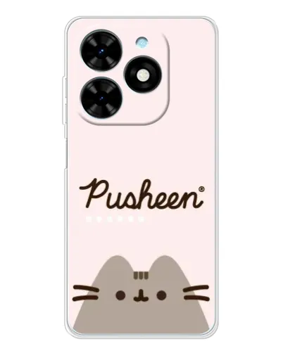 Чехол для TECNO Spark Go 2025 с картинкой «Pusheen логотип» Чехол для TECNO Spark Go 2025 с картинкой «Pusheen логотип»
