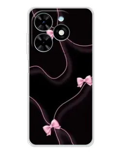 Чехол для TECNO Spark Go 2025 с картинкой «Розовые ленты»