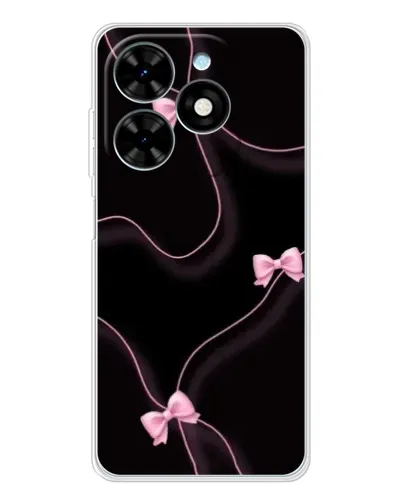 Чехол для TECNO Spark Go 2025 с картинкой «Розовые ленты» Чехол для TECNO Spark Go 2025 с картинкой «Розовые ленты»