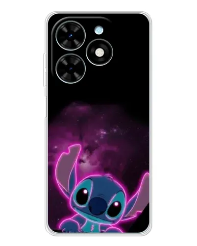 Чехол для TECNO Spark Go 2025 с картинкой «Неоновый Stitch» Чехол для TECNO Spark Go 2025 с картинкой «Неоновый Stitch»