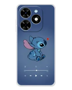 Чехол для TECNO Spark Go 2025 с картинкой «Музыкальный Stitch» Чехол для TECNO Spark Go 2025 с картинкой «Музыкальный Stitch»