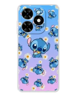 Чехол для TECNO Spark Go 2025 с картинкой «Паттерн со Стичем» Чехол для TECNO Spark Go 2025 с картинкой «Паттерн со Стичем»
