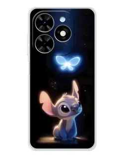 Чехол для TECNO Spark Go 2025 с картинкой «Сияющий Стич» Чехол для TECNO Spark Go 2025 с картинкой «Сияющий Стич»
