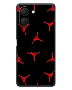 Чехол для TECNO Spark Go 3 с картинкой «Jordan Red Pattern» Чехол для TECNO Spark Go 3 с картинкой «Jordan Red Pattern»