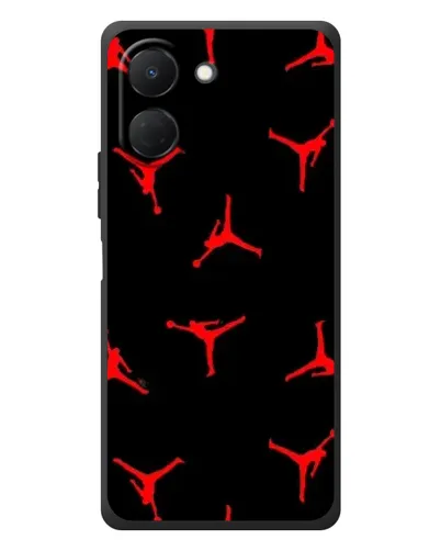 Чехол для TECNO Spark Go 3 с картинкой «Jordan Red Pattern» Чехол для TECNO Spark Go 3 с картинкой «Jordan Red Pattern»