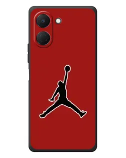 Чехол для TECNO Spark Go 3 с картинкой «Jordan Red Back» Чехол для TECNO Spark Go 3 с картинкой «Jordan Red Back»
