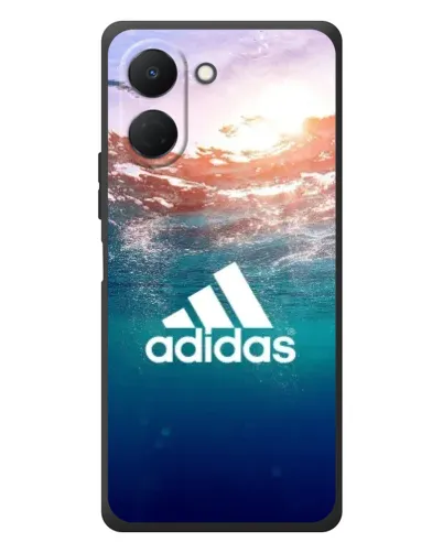 Чехол для TECNO Spark Go 3 с картинкой «Океанская глубина адидас» Чехол для TECNO Spark Go 3 с картинкой «Океанская глубина адидас»