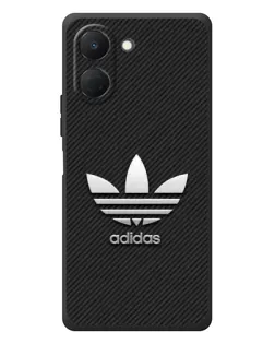 Чехол для TECNO Spark Go 3 с картинкой «Adidas Карбоновая текстура»