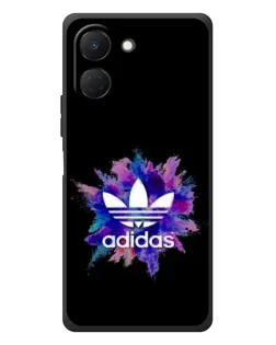 Чехол для TECNO Spark Go 3 с картинкой «Взрыв красок Adidas»