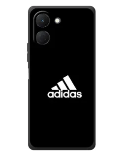 Чехол для TECNO Spark Go 3 с картинкой «Черная классика Adidas»