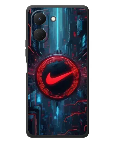 Чехол для TECNO Spark Go 3 с картинкой «Техногенный стиль Nike»