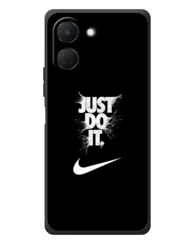 Чехол для TECNO Spark Go 3 с картинкой «Текстовый принт Nike»