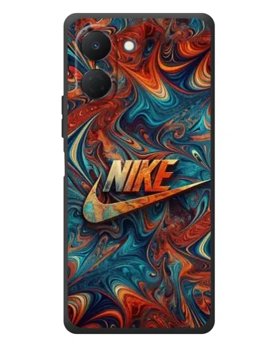 Чехол для TECNO Spark Go 3 с картинкой «Nike в абстракции»