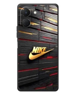 Чехол для TECNO Spark Go 3 с картинкой «Золотой Nike на металле» Чехол для TECNO Spark Go 3 с картинкой «Золотой Nike на металле»
