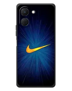 Чехол для TECNO Spark Go 3 с картинкой «Синий пульс Nike» Чехол для TECNO Spark Go 3 с картинкой «Синий пульс Nike»