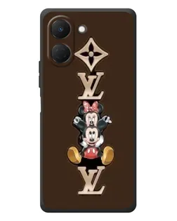 Чехол для TECNO Spark Go 3 с картинкой «LV и Микки Маус»
