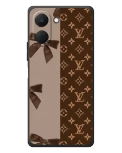 Чехол для TECNO Spark Go 3 с картинкой «Louis Vuitton — банты»