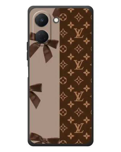 Чехол для TECNO Spark Go 3 с картинкой «Louis Vuitton — банты»