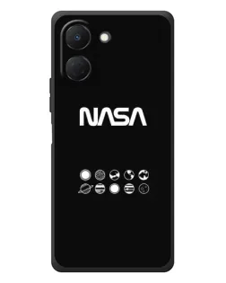 Чехол для TECNO Spark Go 3 с картинкой «NASA — технический принт»