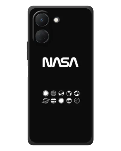 Чехол для TECNO Spark Go 3 с картинкой «NASA — технический принт»