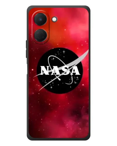Чехол для TECNO Spark Go 3 с картинкой «NASA — красная туманность»