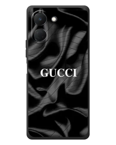 Чехол для TECNO Spark Go 3 с картинкой «Gucci — шелковые волны»