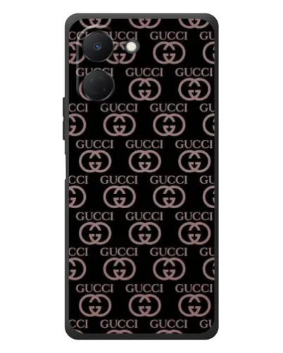Чехол для TECNO Spark Go 3 с картинкой «Классическая монограмма Gucci»
