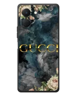 Чехол для TECNO Spark Go 3 с картинкой «Абстрактные цветы Gucci» Чехол для TECNO Spark Go 3 с картинкой «Абстрактные цветы Gucci»