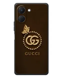 Чехол для TECNO Spark Go 3 с картинкой «Gucci — золотая бабочка» Чехол для TECNO Spark Go 3 с картинкой «Gucci — золотая бабочка»