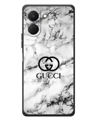 Чехол для TECNO Spark Go 3 с картинкой «Gucci — мраморный шик»