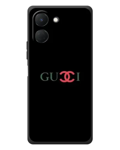 Чехол для TECNO Spark Go 3 с картинкой «Gucci — красный градиент»