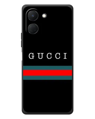 Чехол для TECNO Spark Go 3 с картинкой «Gucci — красный пояс»