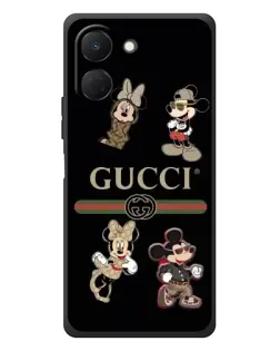 Чехол для TECNO Spark Go 3 с картинкой «Gucci — герои Disney и монограмма» Чехол для TECNO Spark Go 3 с картинкой «Gucci — герои Disney и монограмма»