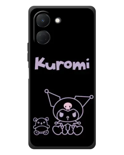 Чехол для TECNO Spark Go 3 с картинкой «Kuromi — черный минимализм» Чехол для TECNO Spark Go 3 с картинкой «Kuromi — черный минимализм»