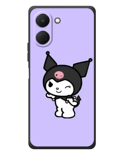 Чехол для TECNO Spark Go 3 с картинкой «Классическая Kuromi» Чехол для TECNO Spark Go 3 с картинкой «Классическая Kuromi»