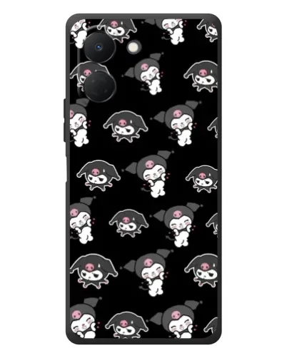 Чехол для TECNO Spark Go 3 с картинкой «Черный паттерн Kuromi» Чехол для TECNO Spark Go 3 с картинкой «Черный паттерн Kuromi»