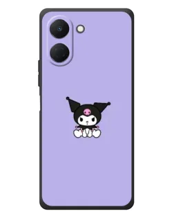 Чохол для TECNO Spark Go 3 з картинкою «Kuromi — фіолетовий мінімалізм»