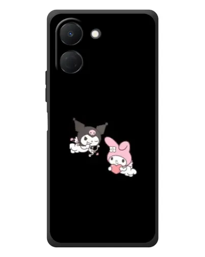 Чехол для TECNO Spark Go 3 с картинкой «My Melody и Kuromi» Чехол для TECNO Spark Go 3 с картинкой «My Melody и Kuromi»