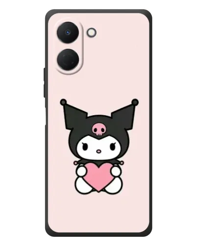 Чехол для TECNO Spark Go 3 с картинкой «Kuromi и сердце» Чехол для TECNO Spark Go 3 с картинкой «Kuromi и сердце»