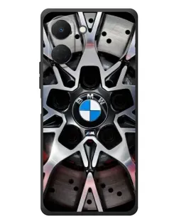 Чехол для TECNO Spark Go 3 с картинкой «BMW — деталь диска»