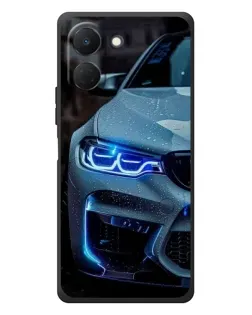 Чохол для TECNO Spark Go 3 з картинкою «Погляд BMW з синіми фарами» Чохол для TECNO Spark Go 3 з картинкою «Погляд BMW з синіми фарами»