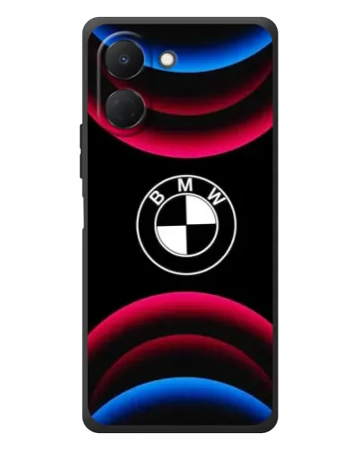 Чехол для TECNO Spark Go 3 с картинкой «Логотип BMW и неоновые дуги» Чехол для TECNO Spark Go 3 с картинкой «Логотип BMW и неоновые дуги»