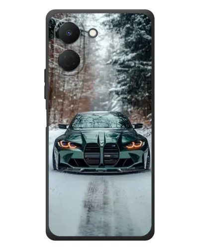 Чехол для TECNO Spark Go 3 с картинкой «BMW в зимнем лесу» Чехол для TECNO Spark Go 3 с картинкой «BMW в зимнем лесу»
