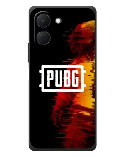 Чехол для TECNO Spark Go 3 с картинкой «Яркий логотип PUBG»